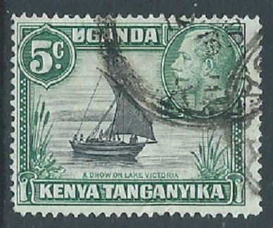 Kenya, Uganda & Tanganyika, Sc #47, 5c Used