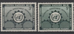 United Nations Scott# 19-20 1953 MNH