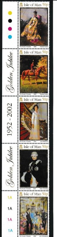 Isle of Man # 940, 941, Queen Elizabeth  II Accession, Mint NH, 1/2 Cat.