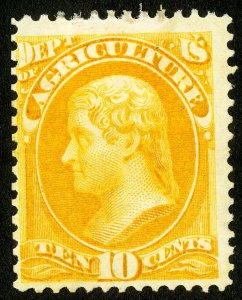 US Stamps # O5 MH F-VF Official Fresh Scott Value $525.00