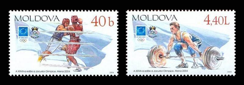 Moldova 2004 Summer Olympic Games - Athens 2 MNH stamps