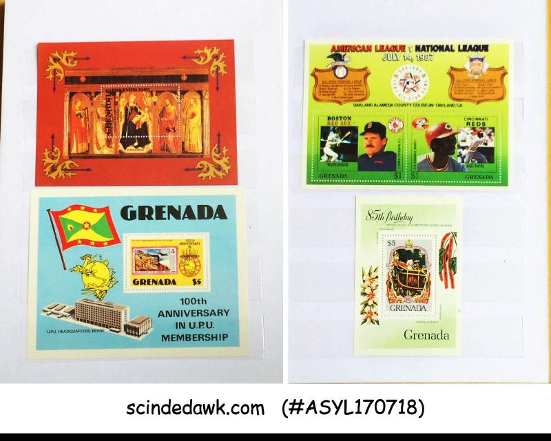 COLLECTION OF GRENADA MNH STAMPS IN STOCK BOOK