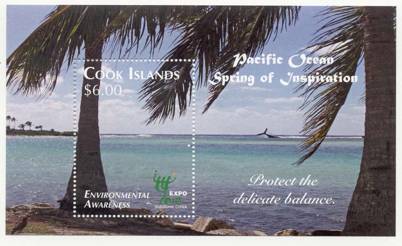 Cook Islands - 2010 MNH Expo s/s stamp #1342 cv 9.75 Lot #267