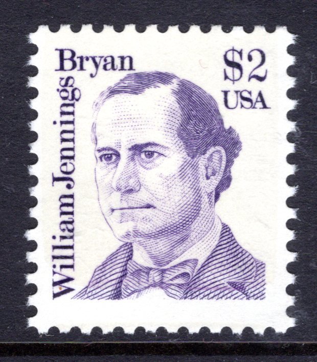 2195 MNH single William Jennings Bryan - Great Americans Series