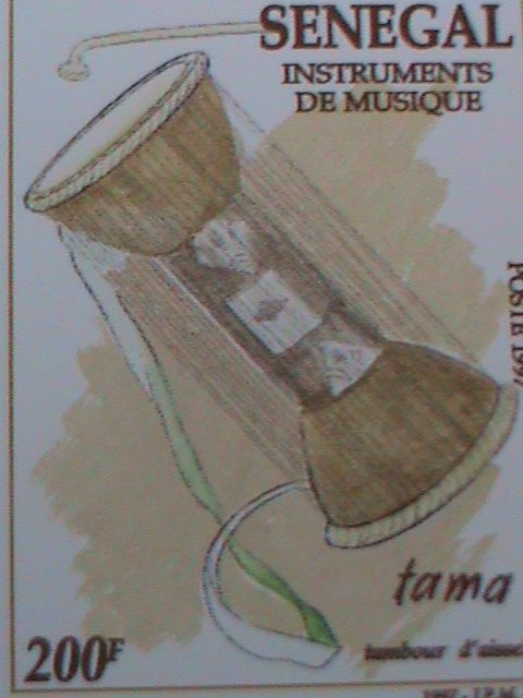 ​SENEGAL-1997 SC#1292 MUSICAL INSTRUMENT -DELUXE PROOF SHEET MNH VERY FINE