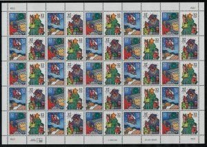 SCOTT  3108-11  CHRISTMAS SCENES  32¢  SHEET OF 50  MNH  SHERWOOD STAMP