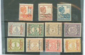 Netherlands Indies #102a-123a Unused Single (Complete Set)