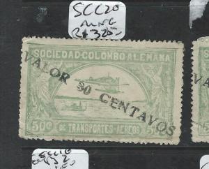 COLOMBIA (P0706B) A/M  SC C20  MNG  COPY 1