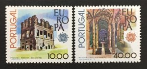 Portugal 1977 #1390-1, Europa, MNH(light creases).