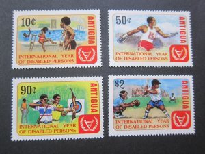 Antigua 1981 Sc 643-646 set MNH