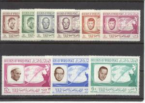 Yemen N. Mi.475-83 MNH VF Personalities(9)