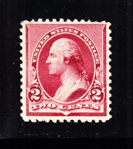 US 219D 2c Washington Mint VF OG LH SCV $175