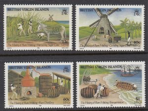 Virgin Islands 541-4 Rum Production mnh