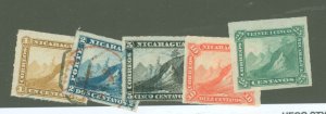 Nicaragua #8-12 Used Single (Complete Set)