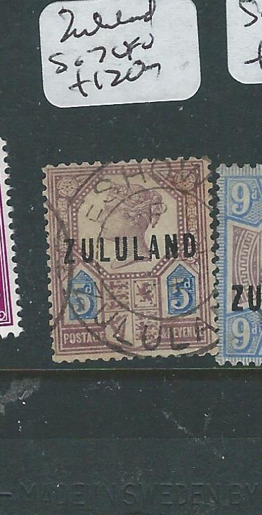 ZULULAND (P3112B) QV ON GB 5D  SG 7  VFU