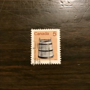 CANADA Scott 920 Used - 4¢ Bucket (8) - NG, VF/XF