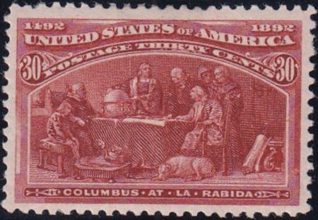 US 239 Early Commemoratives Mint H VF-XF Brilliant Color!