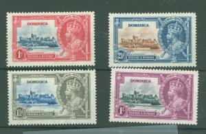 Dominica #90-93 Unused Single (Complete Set) (Jubilee) (King)