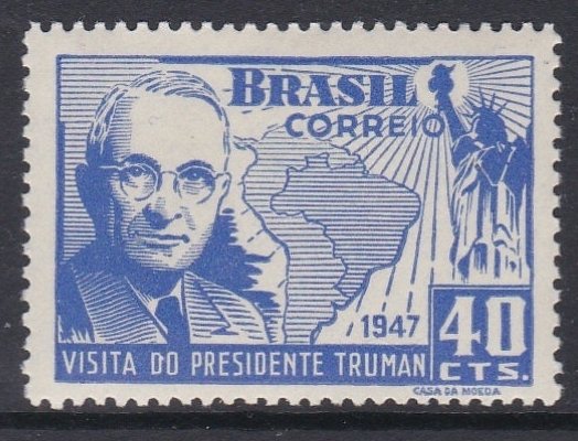 673 Brazil Harry Truman MNH