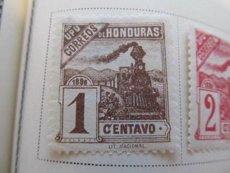 Honduras 1898 1c fine mh* stamp A11P12F28