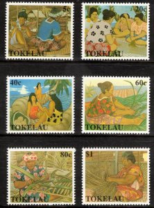 TOKELAU 1990 Women's Work and Leisure; Scott 165-70; MNH