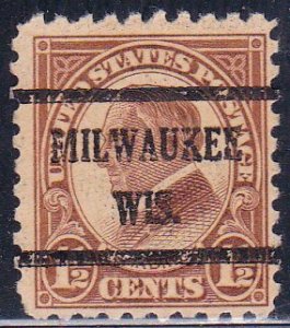 Precancel - Milwaukee, WI PSS 582-43 - Bureau Issue