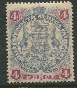 British South Africa - Scott 54 - Arms -1897 - MH - Single 4p Stamp