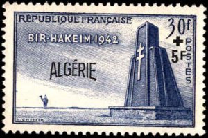 Algeria #B66, Complete Set, 1952, Hinged