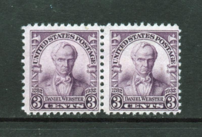 Scott#   725   unused    OG  MNH pair