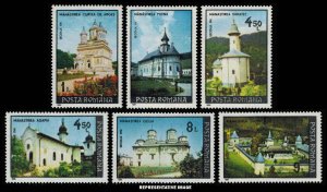 Romania Scott 3658-3663 Mint never hinged.