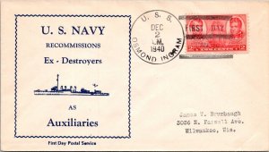 USS Osmond Ingram - 12.2.1940 - US Navy Recommissions Ex Destroyers - F48848