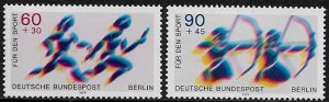 Germany: Berlin #9NB157-8 MNH Set - Sports