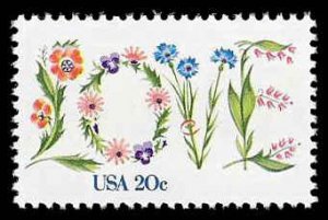 PCBstamps  US #1951 20c Love, perf. 11.25, MNH, (53)