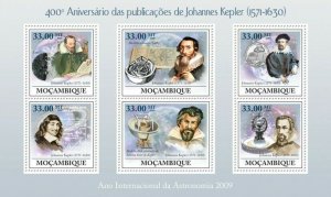 Mozambique 2009 MNH - Ann. of Publications of J. Kepler. Sc 1889, Mi 3378-3383