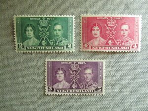 Newfoundland, Scott# 230-232, MNH