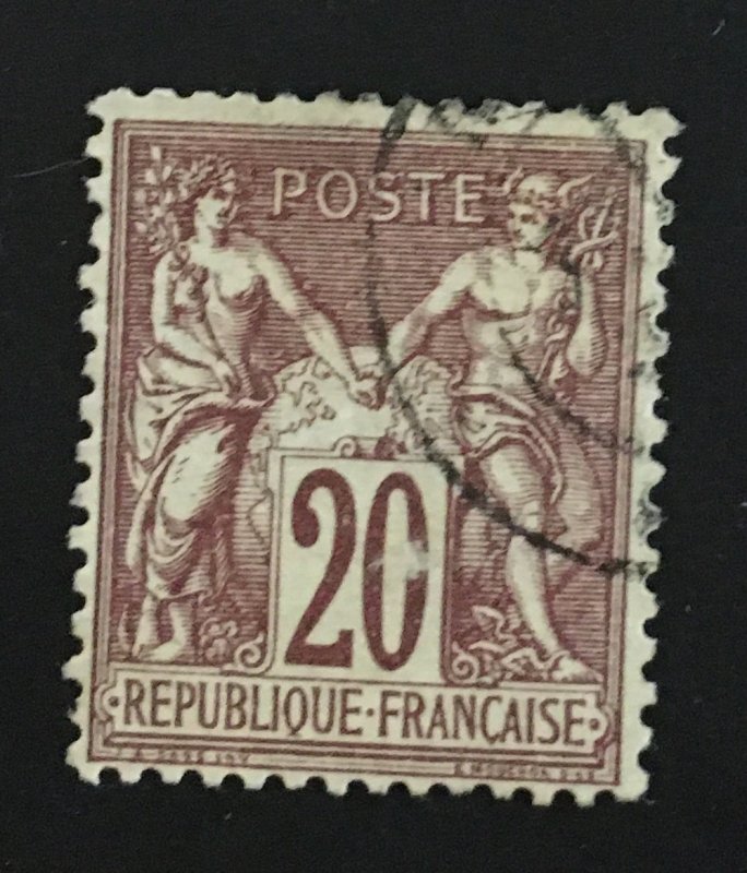 France Sc. #70, used