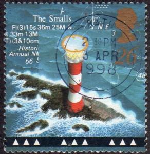 Great Britain 1805 - Used - 26p The Smalls Lighthouse (1998) (cv $0.60)