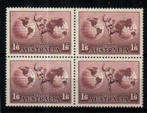 Australia Scott C5 Mint NH VF block [TH268]