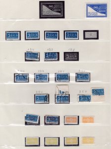 GERMANY AMERICAN BRITISH OCCUPATION ZONE LOVELY LOT BERLIN NOTOPFER STAMPS