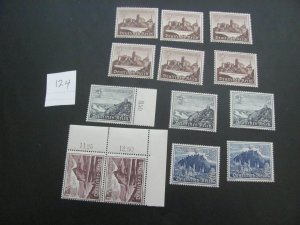 GERMANY 1940 MNH LOT XF   (124) SEE MY STORE