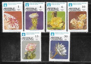 Cuba 2188-2191, C281-C282 Cactus Flowers set MNH