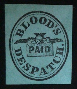 Scott#15L Local - L37 Design  - Forgery B - Blood's Paid Despatch