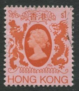 Hong Kong - Scott 397 - QEII - Definitive - 1982 - FU - Single $1.00c Stamp