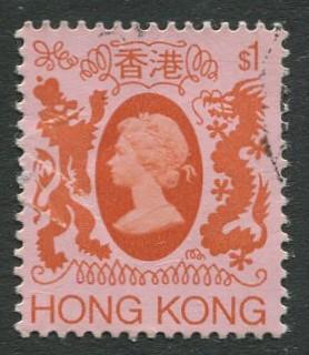 Hong Kong - Scott 397 - QEII - Definitive - 1982 - FU - Single $1.00c Stamp