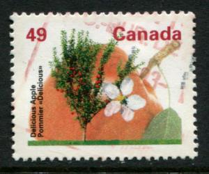 1364 Canada 49c Delicious Apple, used