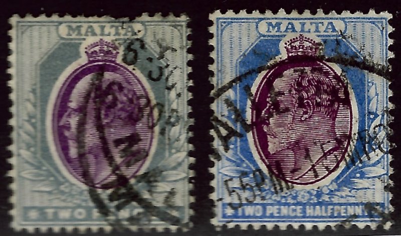 Malta SC#23-24 Used Fine hr...Bid a Bargain!