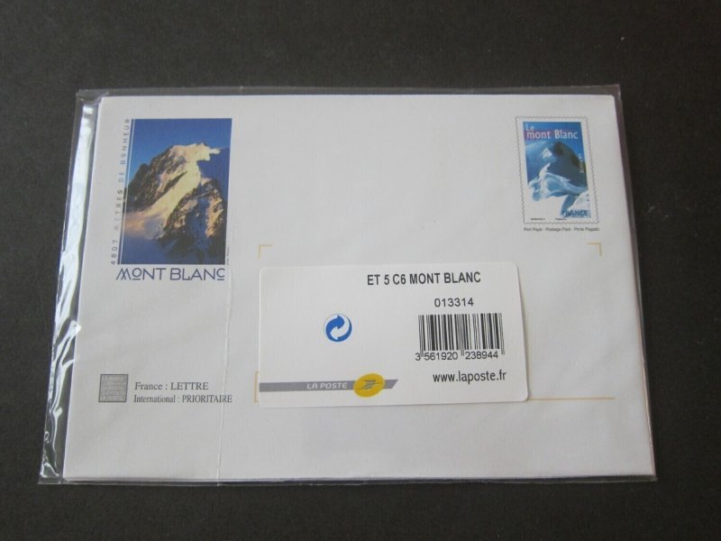 France Laposte 5 pre-paid neat cachet envelop pack 
