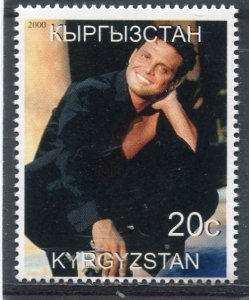 Kyrgyzstan 2000 LUIS MIGUEL Mexican Singer 1 value Perforated Mint(NH)