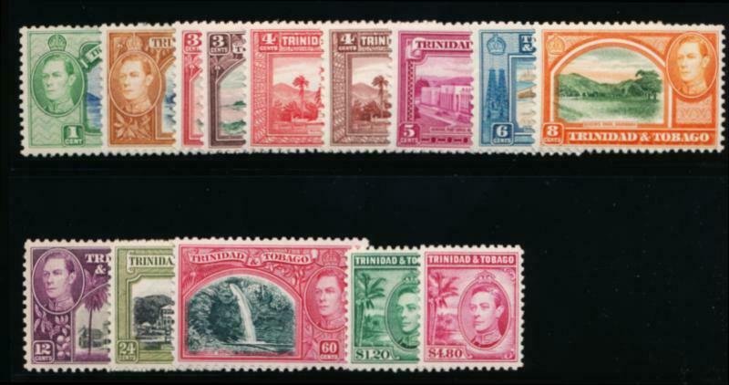 TRINIDAD & TOBAGO 50-61 MINT LH POSTAGE DUE