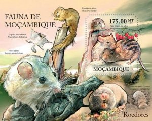 Mozambique 2011 MNH - Rodents. Y&T 458, Mi 4937/Bl.507, Scott 2372